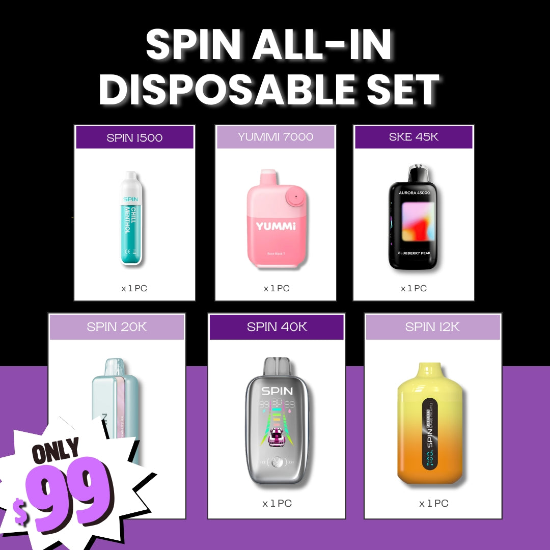 Spin All-in-Disposables Gift Set (6pcs)