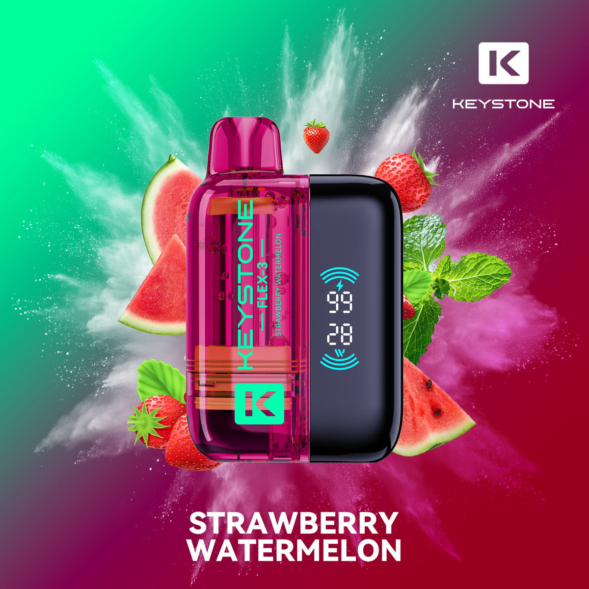 Keystone Flex-3 Pod 68K Starter Kit Strawberry Watermelon - Spin Vape ...