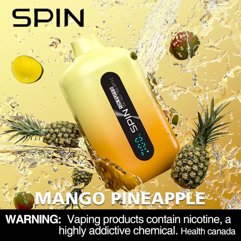 Spin 12K (12000) Disposable Vape Mango Pineapple