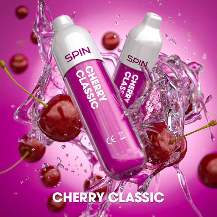 Spin 1500 Disposable Vape Cherry Classic