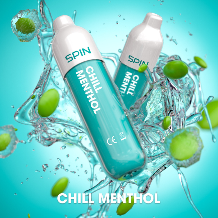 Spin 1500 Disposable Vape Chill Menthol - Spin Vape Spin vape Spin 1500 Disposable Vape Chill Menthol - Spin Vape Spin vape