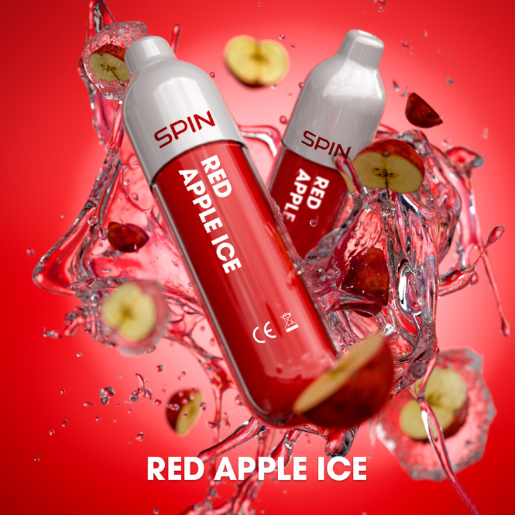 Spin 1500 Disposable Vape Red Apple Ice