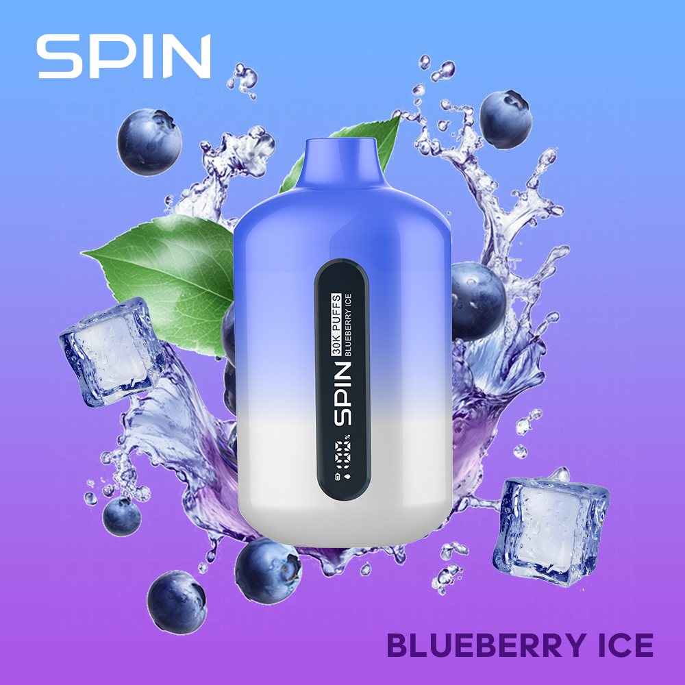 Spin 30K (30000) Disposable Vape Blueberry Ice