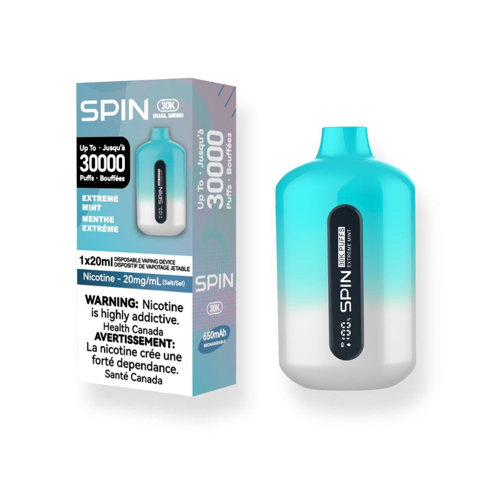 Spin 30K (30000) Disposable Vape Extreme Mint