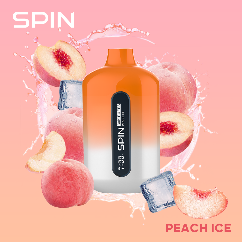 Spin 30K (30000) Disposable Vape Peach Ice