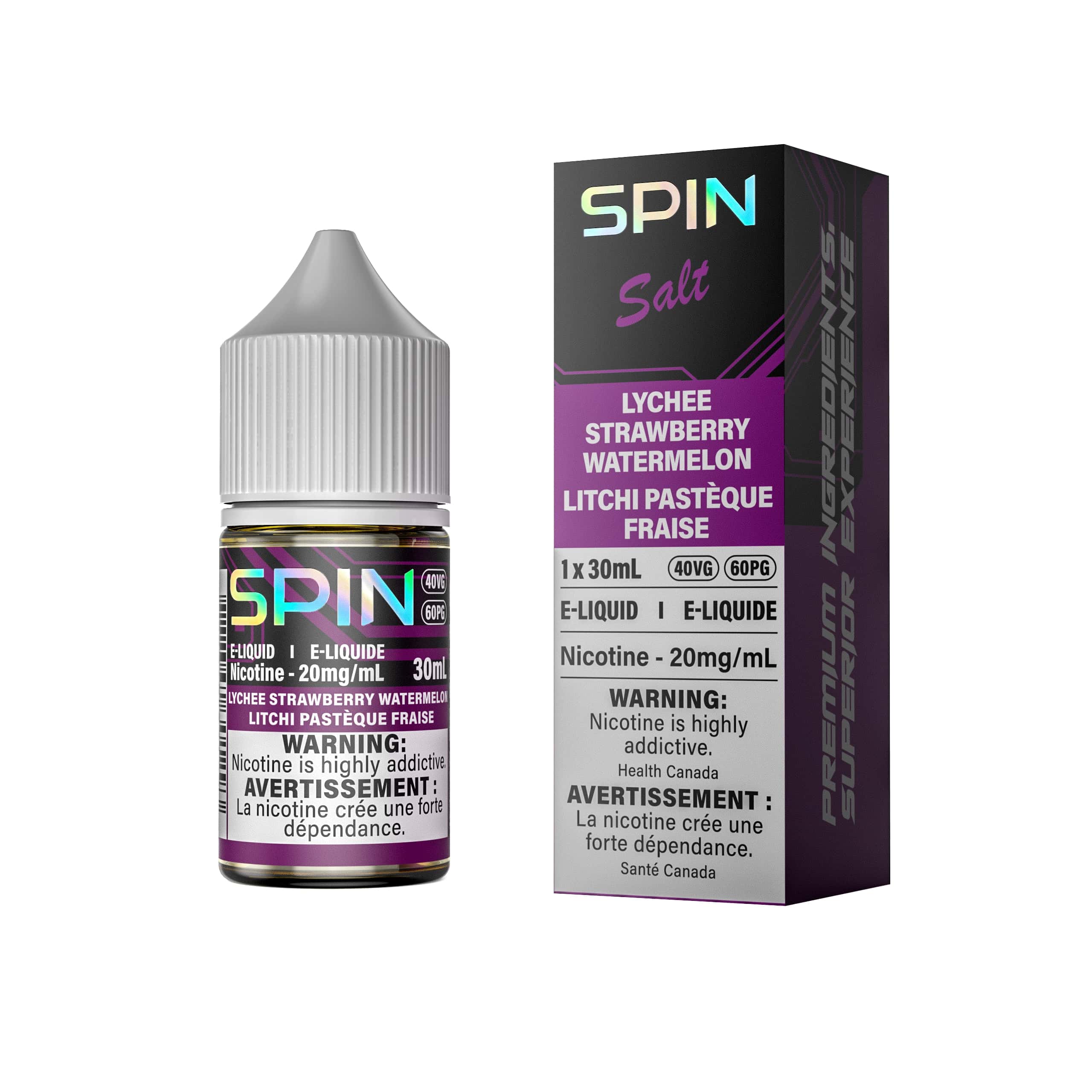 Spin E-Liquid Lychee Strawberry Watermelon