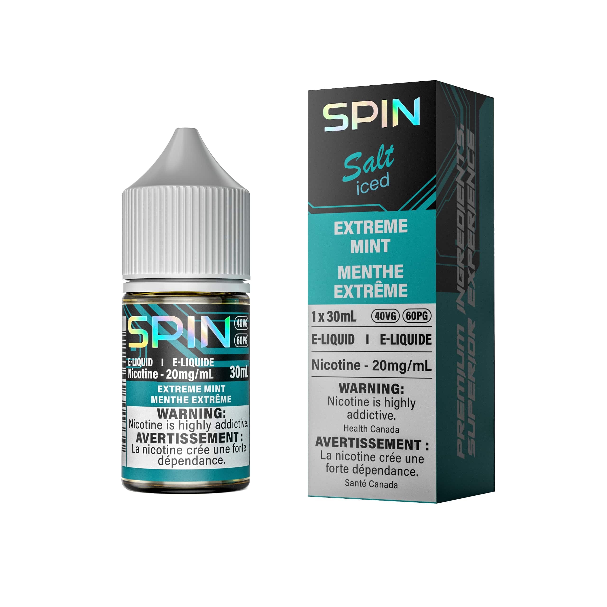 Spin E-Liquid Salt Extreme Mint 