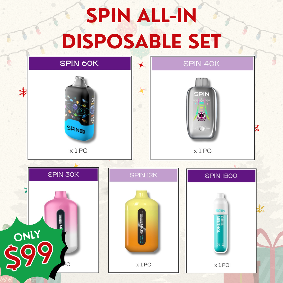 Spin All-in-Disposables Gift Set (5pcs)