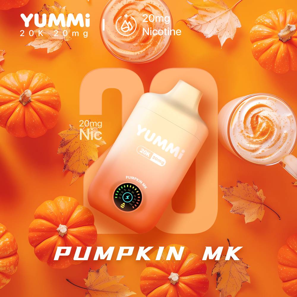 YUMMI 20K (20000) Disposable Vape - Pumpkin MK Spin vape YUMMI 20K (20000) Disposable Vape - Pumpkin MK Spin vape